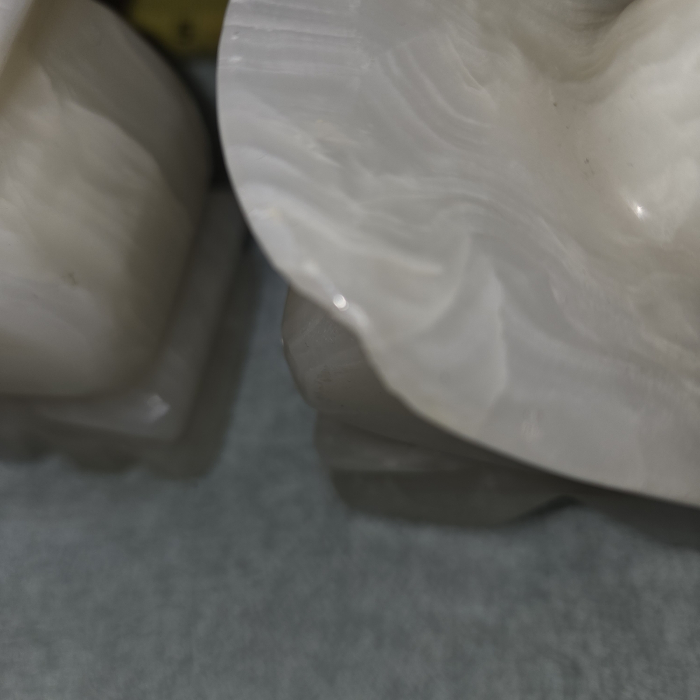 Cream Stone Bookends - Picture 4 of 4